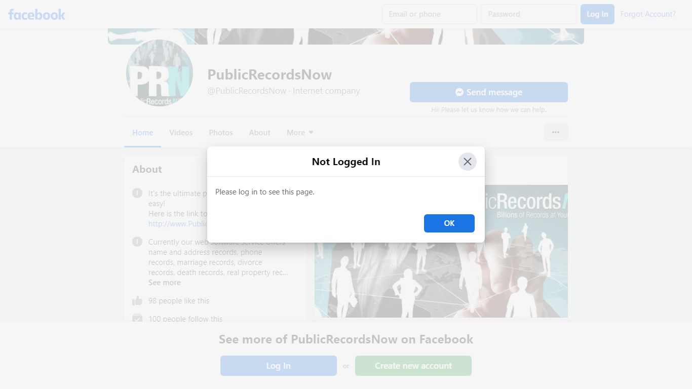 PublicRecordsNow - Home - Facebook